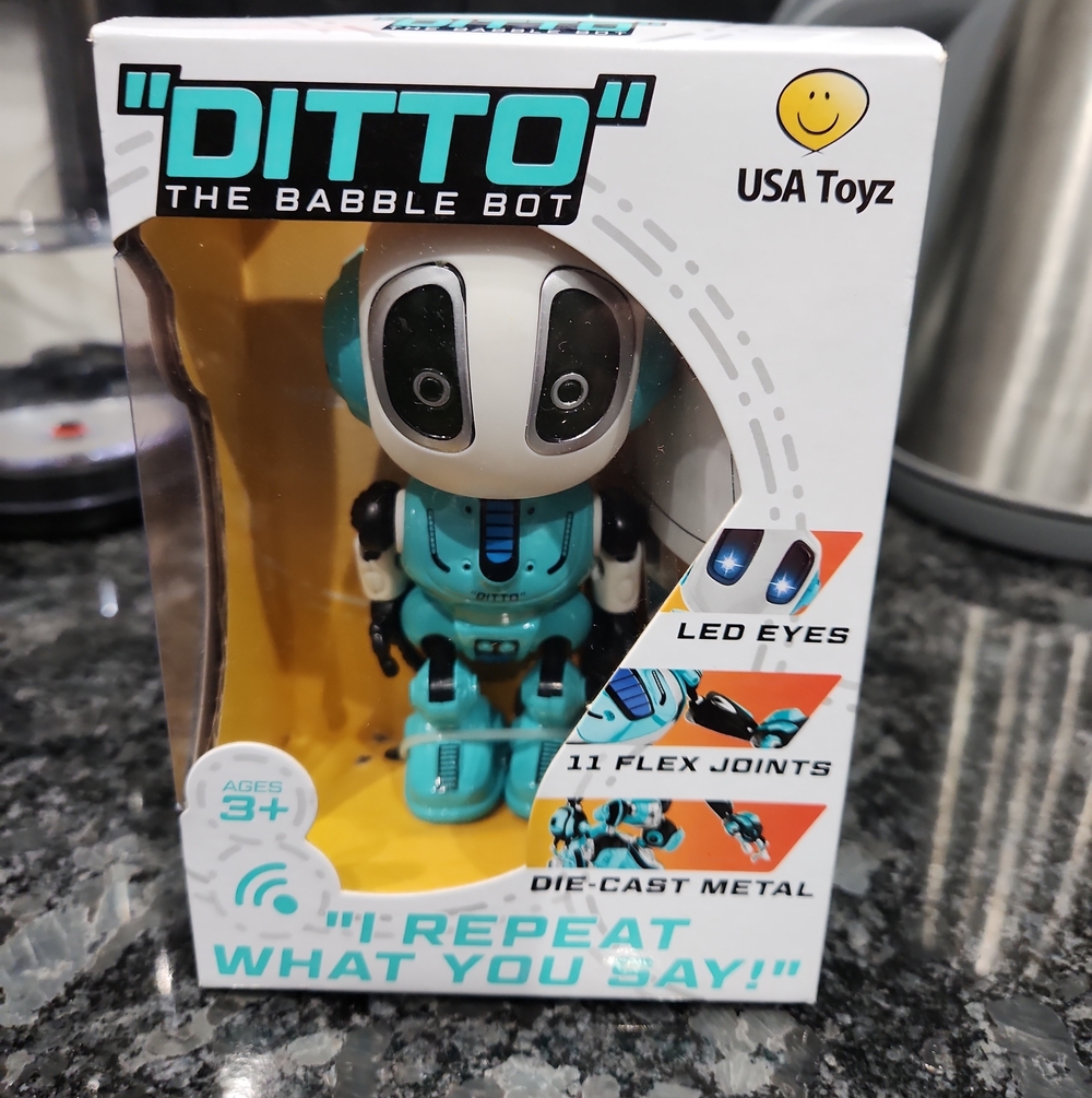 Ditto Babble Bot Kids Robot Toy - Teal and White